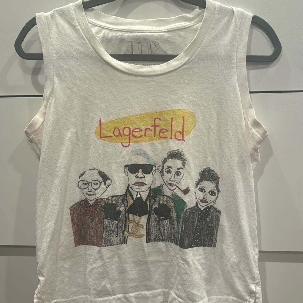 U.Punfortunate portrait size small lagerfeld T